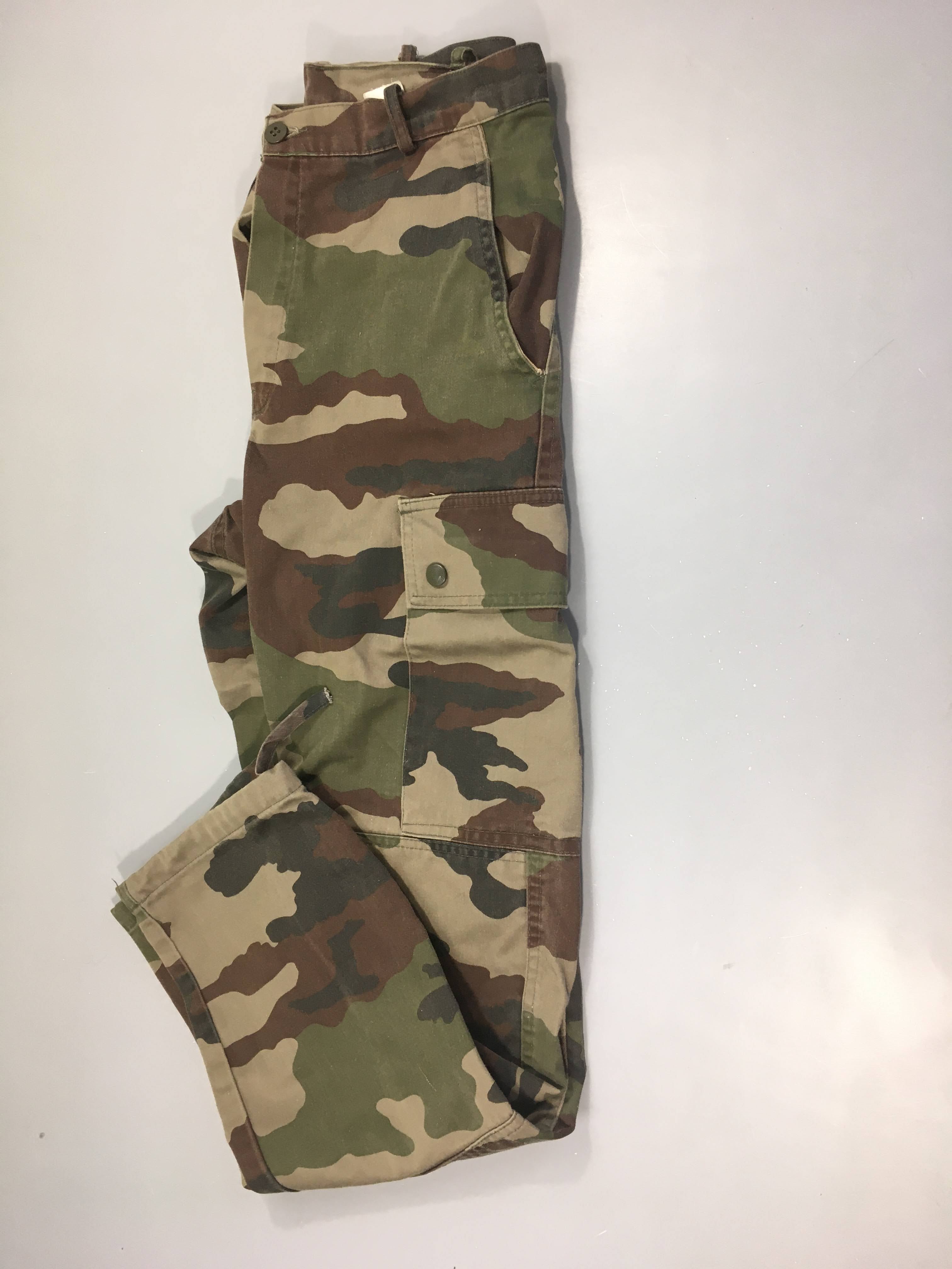 Pantalon camouflage kaki 38