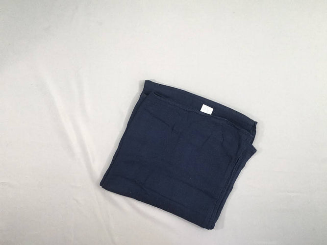 Tetra/Lange en 70% bambou bleu marine Lulujo, légèrement bouloché, moins cher chez Petit Kiwi