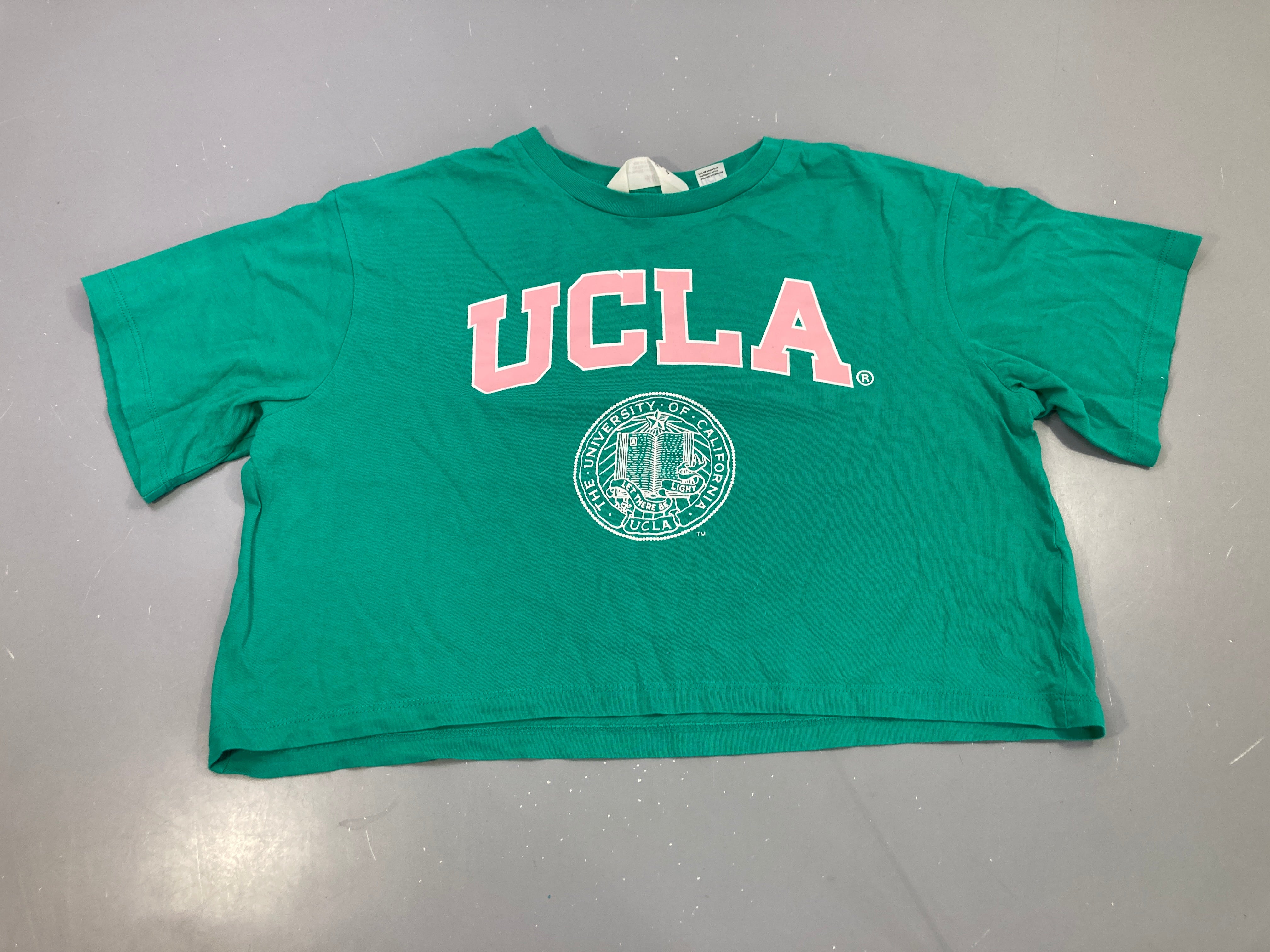 T-shirt m.c vert UCLA rose, court