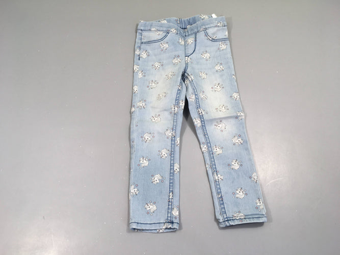 Jegging clair licornes, moins cher chez Petit Kiwi