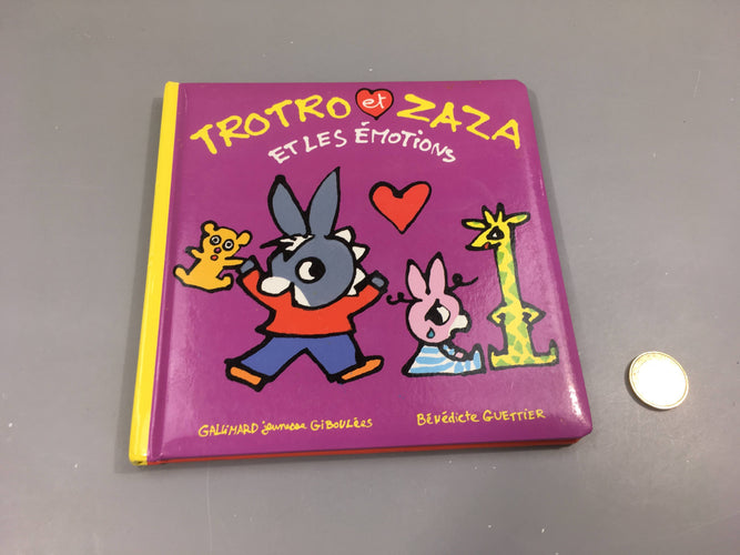 Trotto et Zaza et les émotions, moins cher chez Petit Kiwi