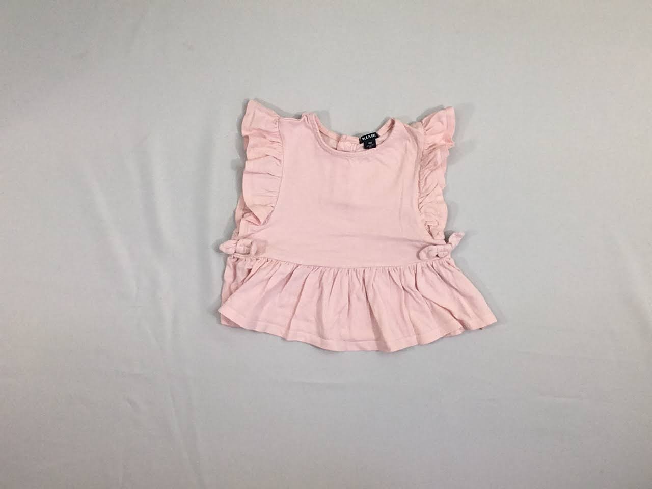 T-shirt m.c rose froufrous