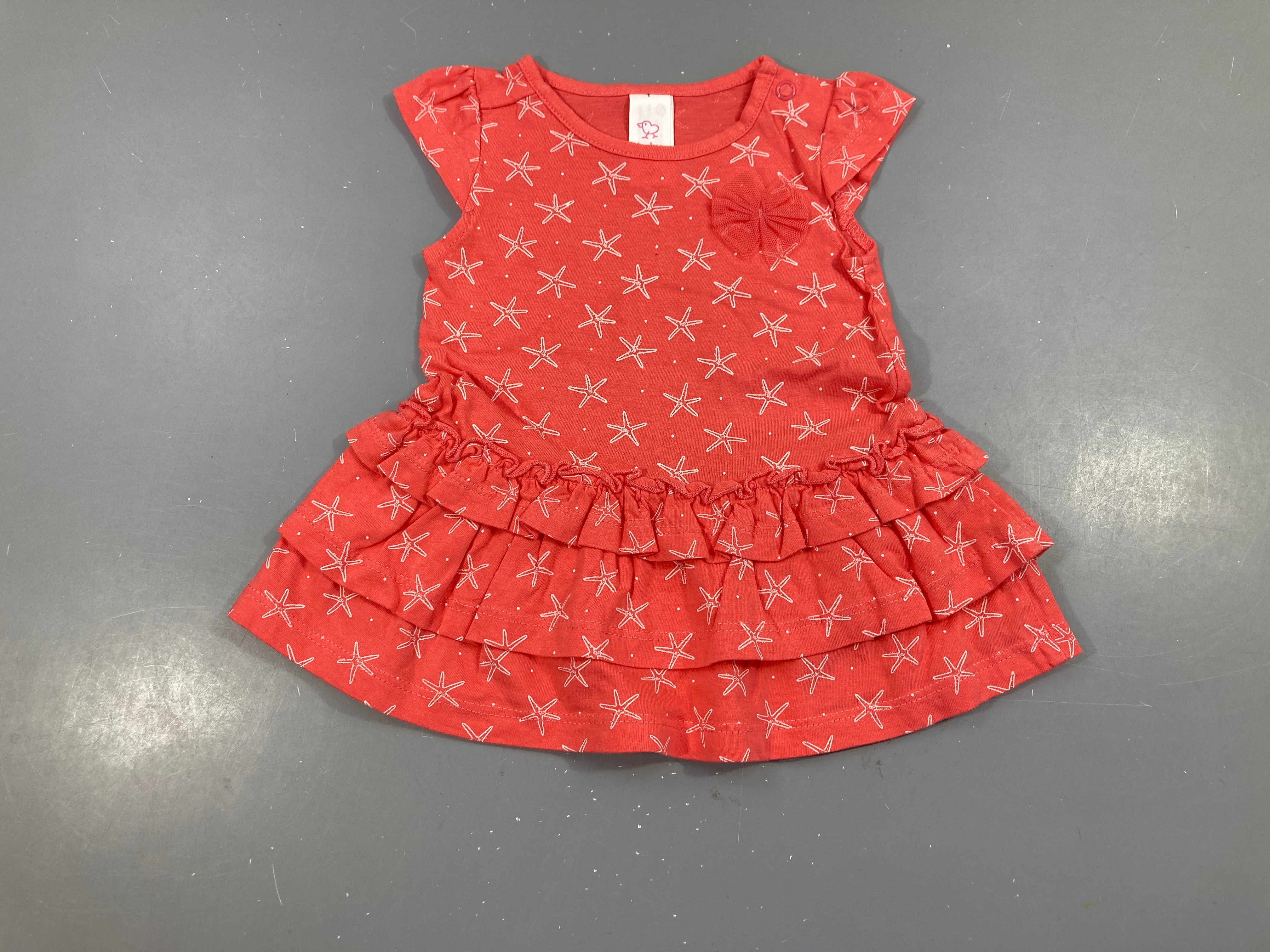 Robe m.c jersey corail étoiles de mer