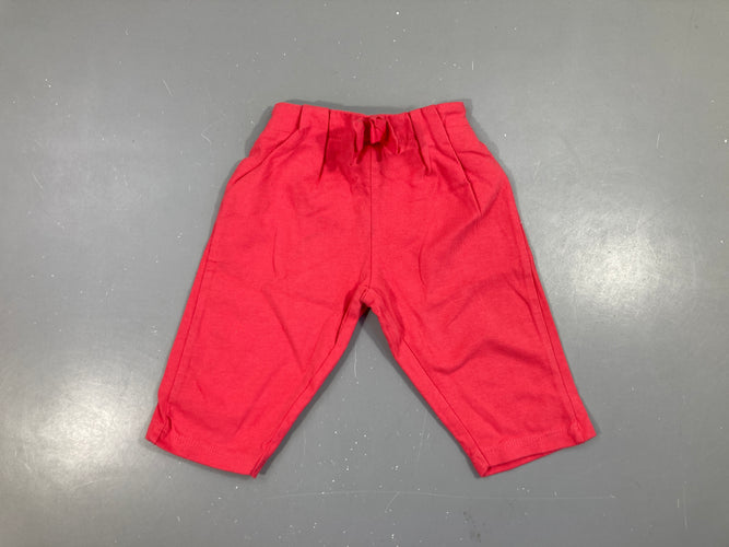 Pantalon jersey rose noeud, moins cher chez Petit Kiwi
