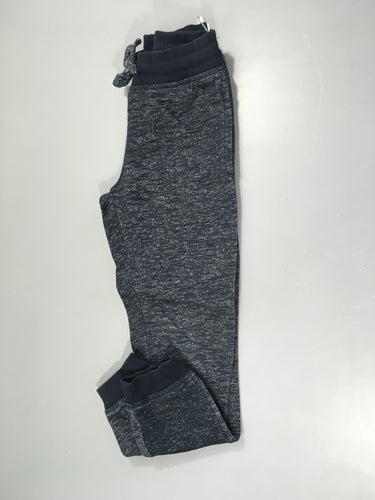 Pantalon de training bleu foncé chiné, moins cher chez Petit Kiwi
