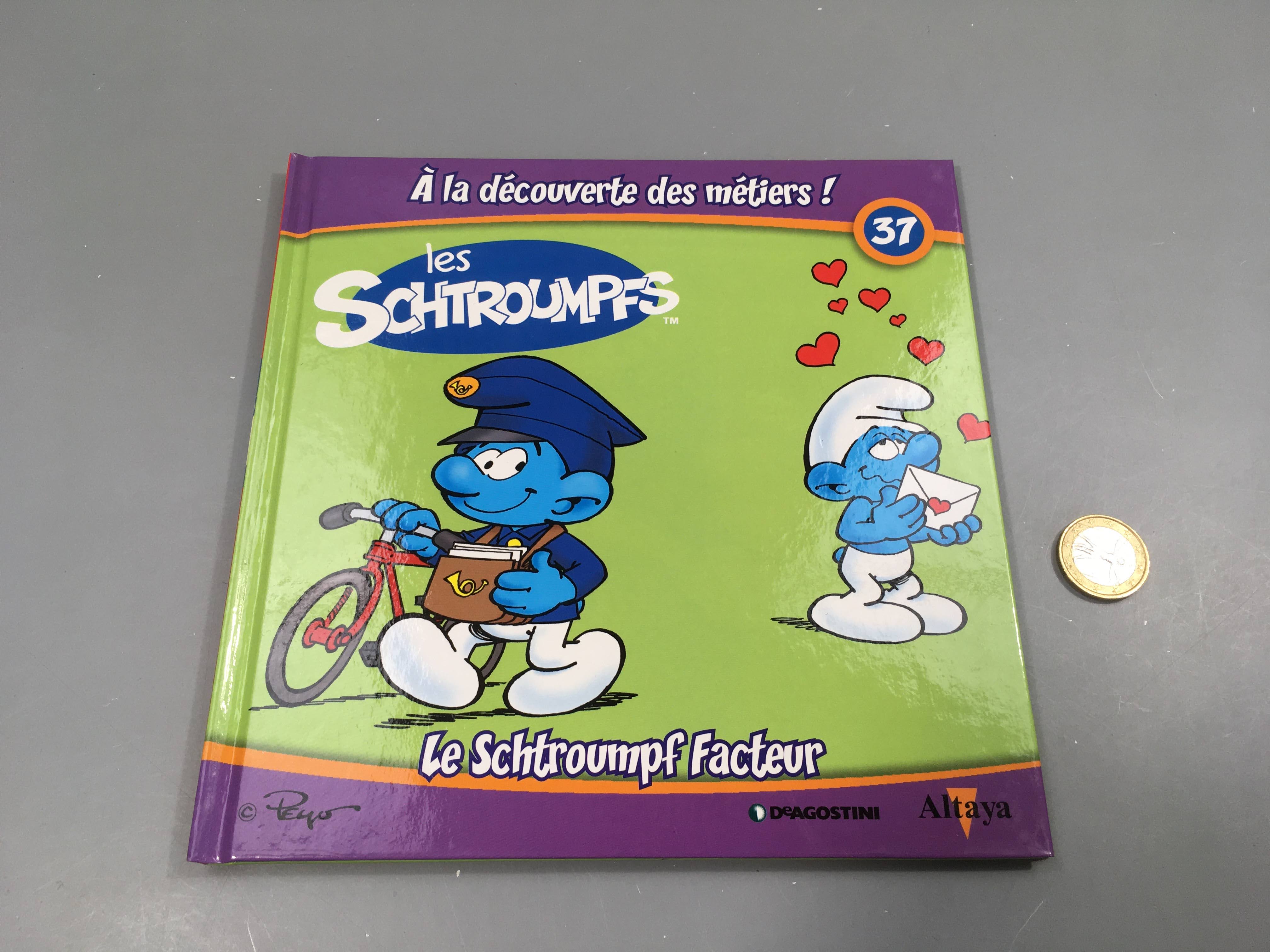 Le Schtroump facteur,Les Schtroumpfs, A la décourverte des métiers, Altaya