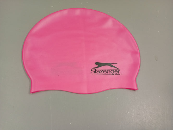 Bonnet de natation rose "Slazenger", moins cher chez Petit Kiwi
