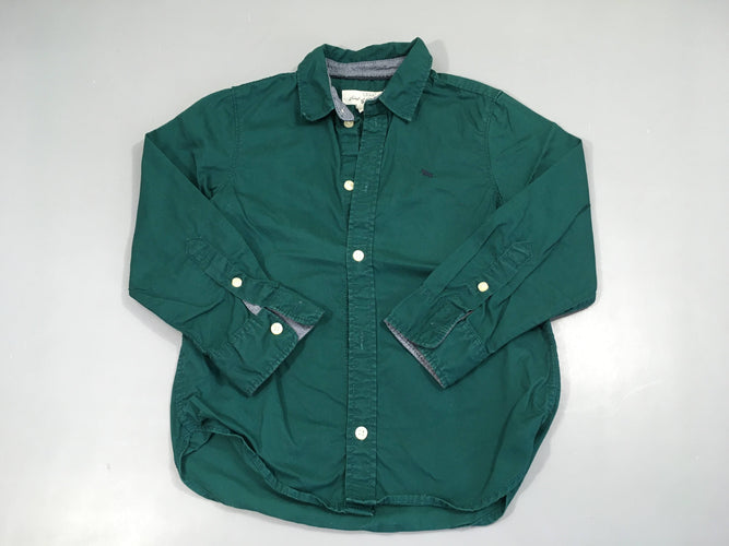 Chemise m.l vert foncé, moins cher chez Petit Kiwi