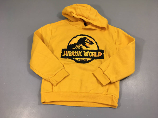 Sweat jaune Jurrassic World, bouloché, moins cher chez Petit Kiwi