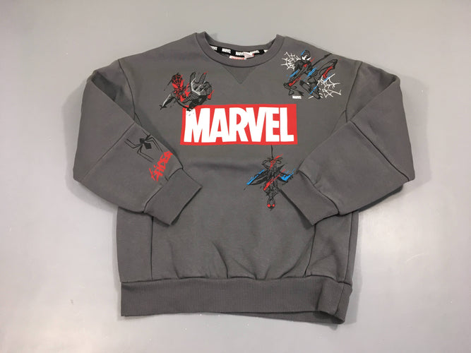 Sweat gris foncé Ma.rvel, moins cher chez Petit Kiwi
