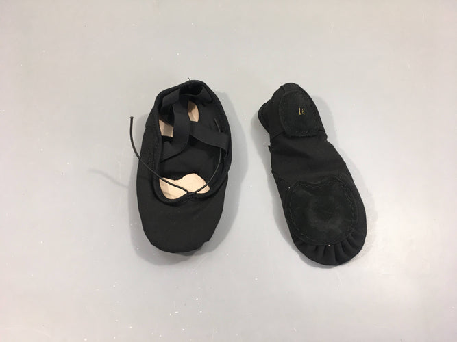 Chaussons de danse noir, 31, moins cher chez Petit Kiwi