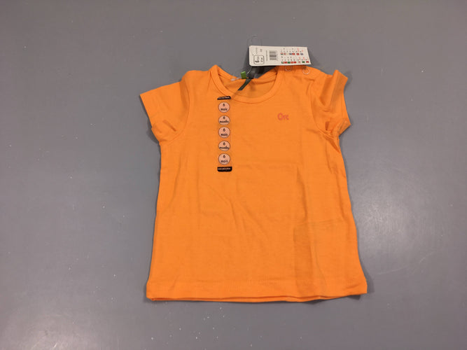 NEUF T-shirt m.c orange Ok, moins cher chez Petit Kiwi
