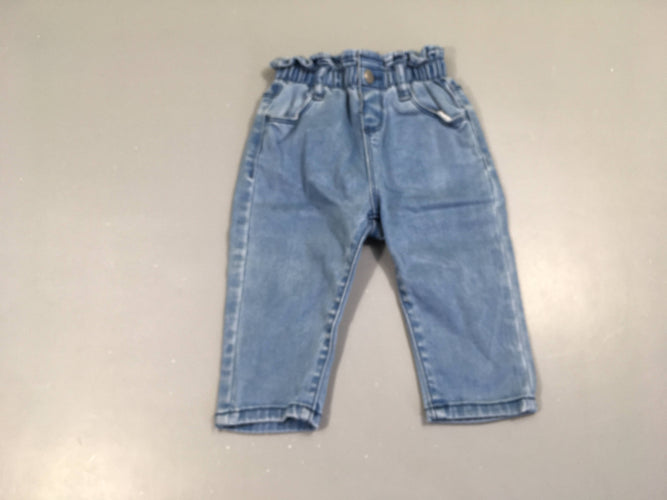 Jeans taille élastiquée, moins cher chez Petit Kiwi