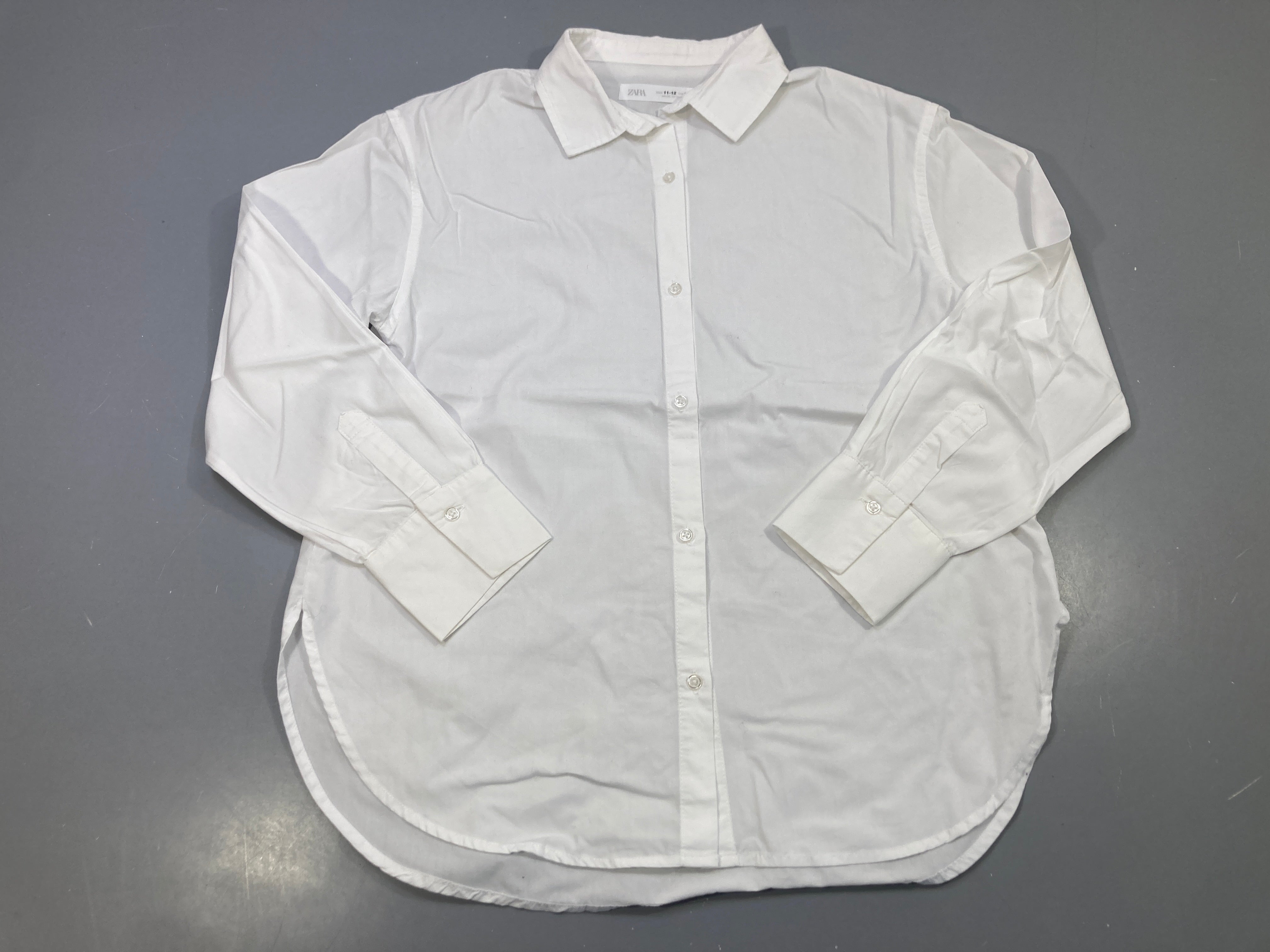 Chemise m.l blanche unie