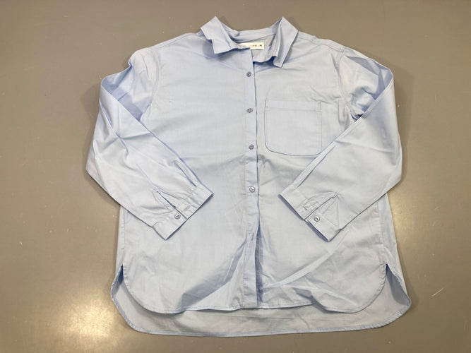 Chemise m.l bleu ciel, poche poitrine, moins cher chez Petit Kiwi