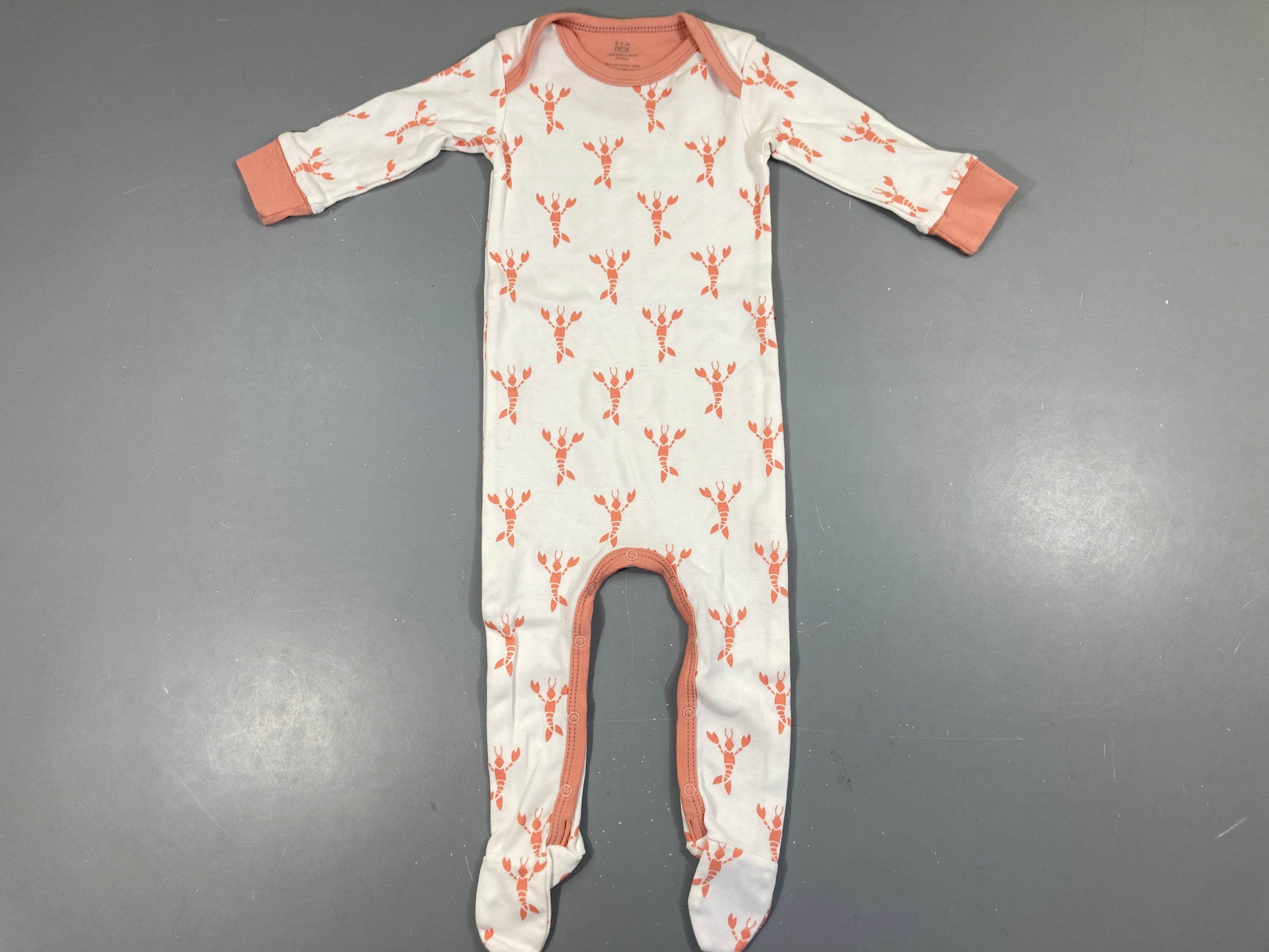 Pyjama jersey blanc homards Fresk