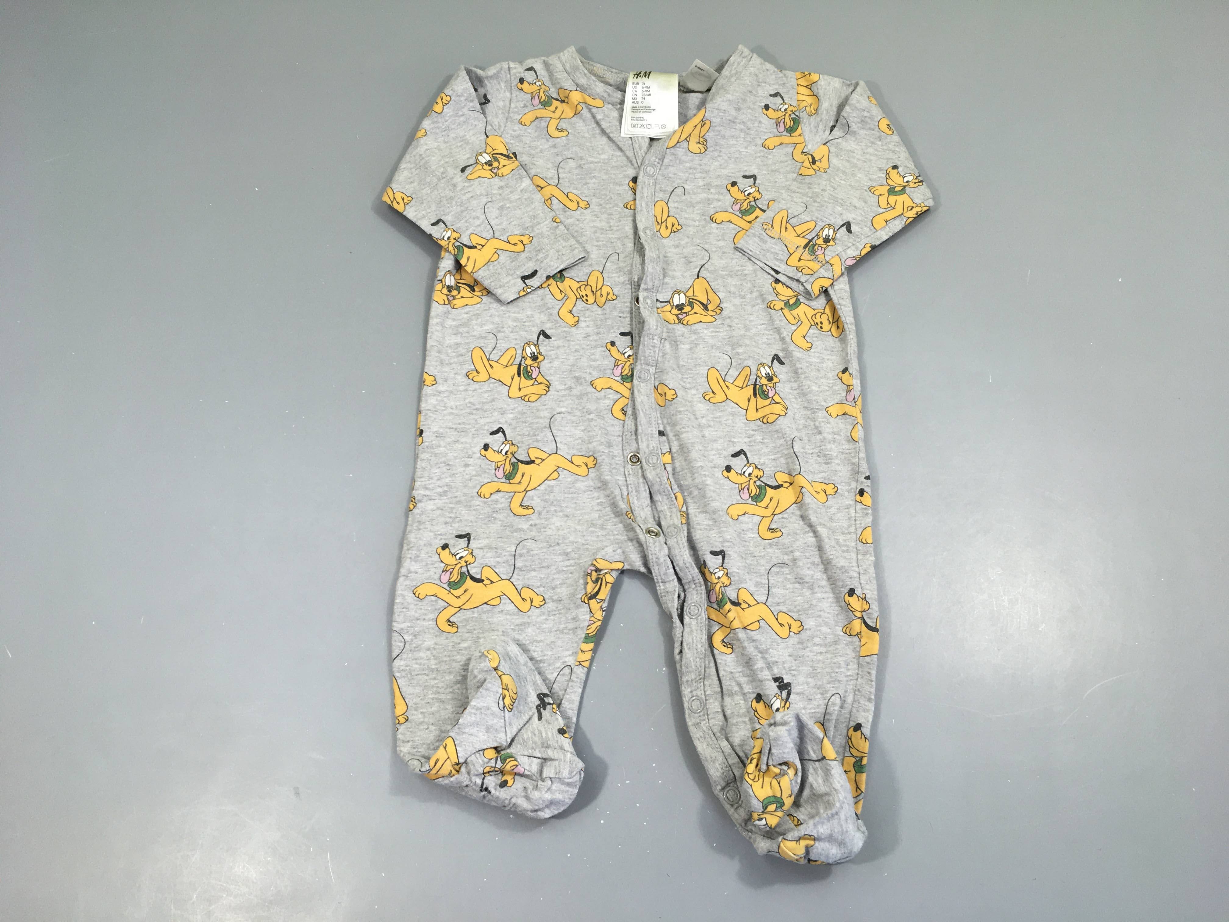 Pyjama jersey gris Pluto
