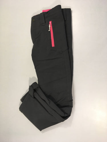 Pantalon de randonnée noir-fuchsia, moins cher chez Petit Kiwi