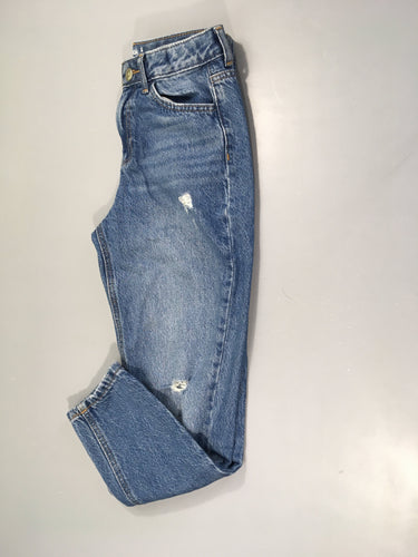 Jeans effet déchiré Mom, moins cher chez Petit Kiwi