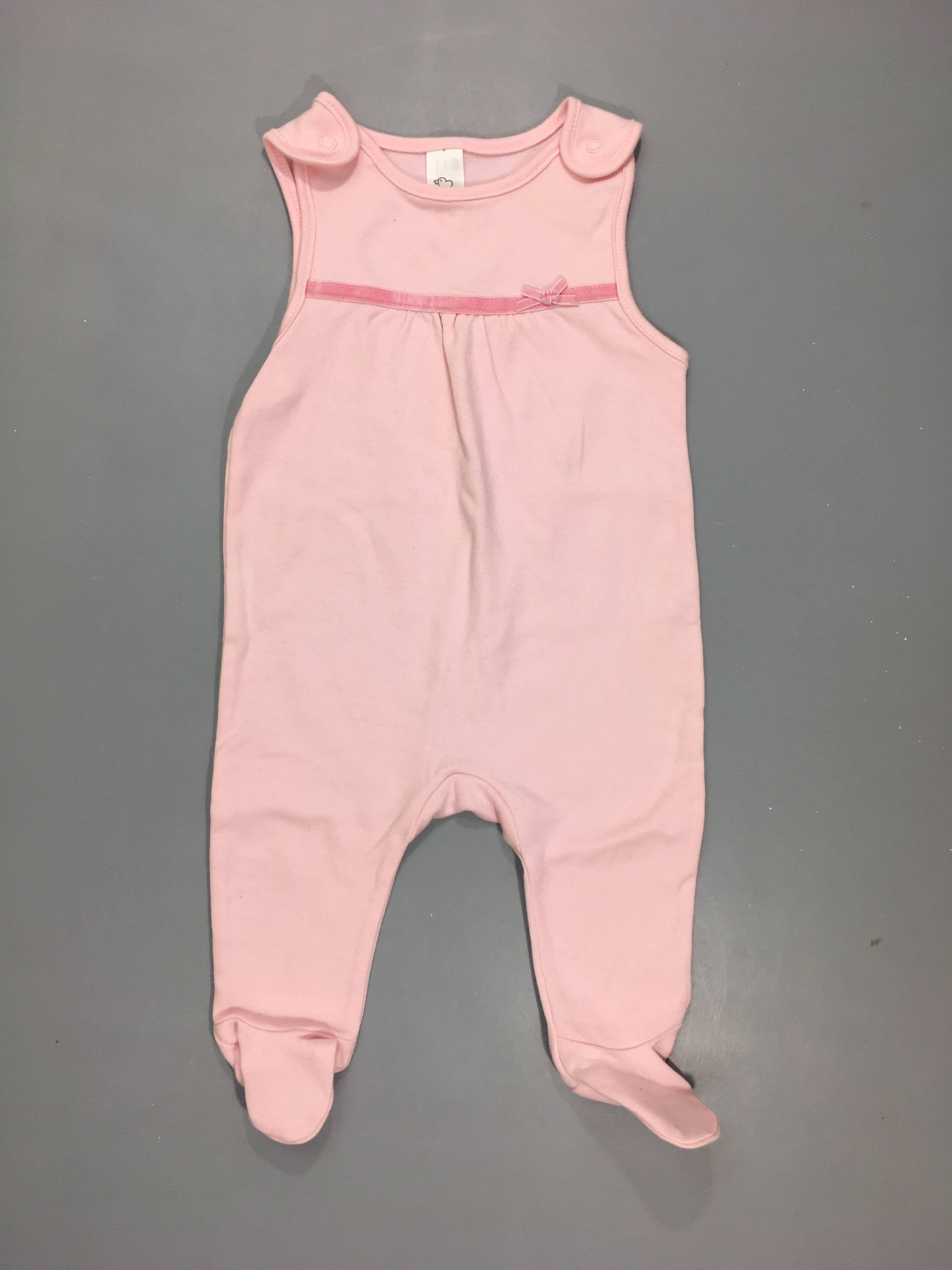 Pyjama s.m rose clair  100% coton