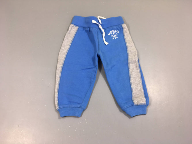 Pantalon de training bleu-gris Brooklyn, moins cher chez Petit Kiwi