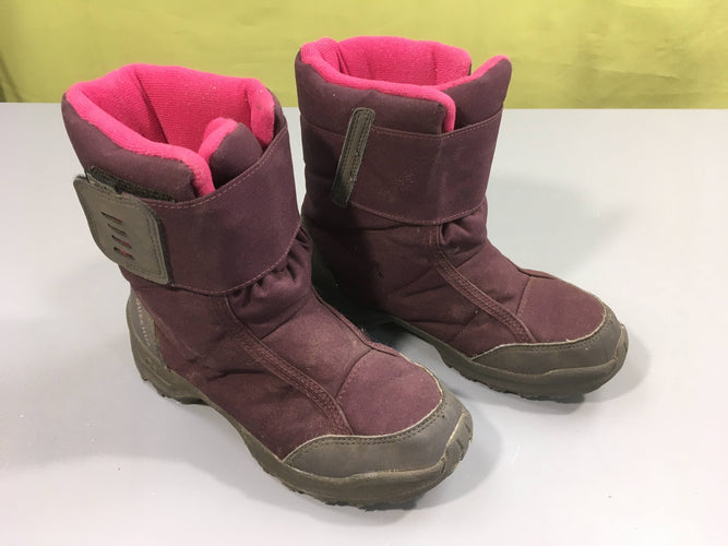 Bottes de neige mauve, 33, moins cher chez Petit Kiwi