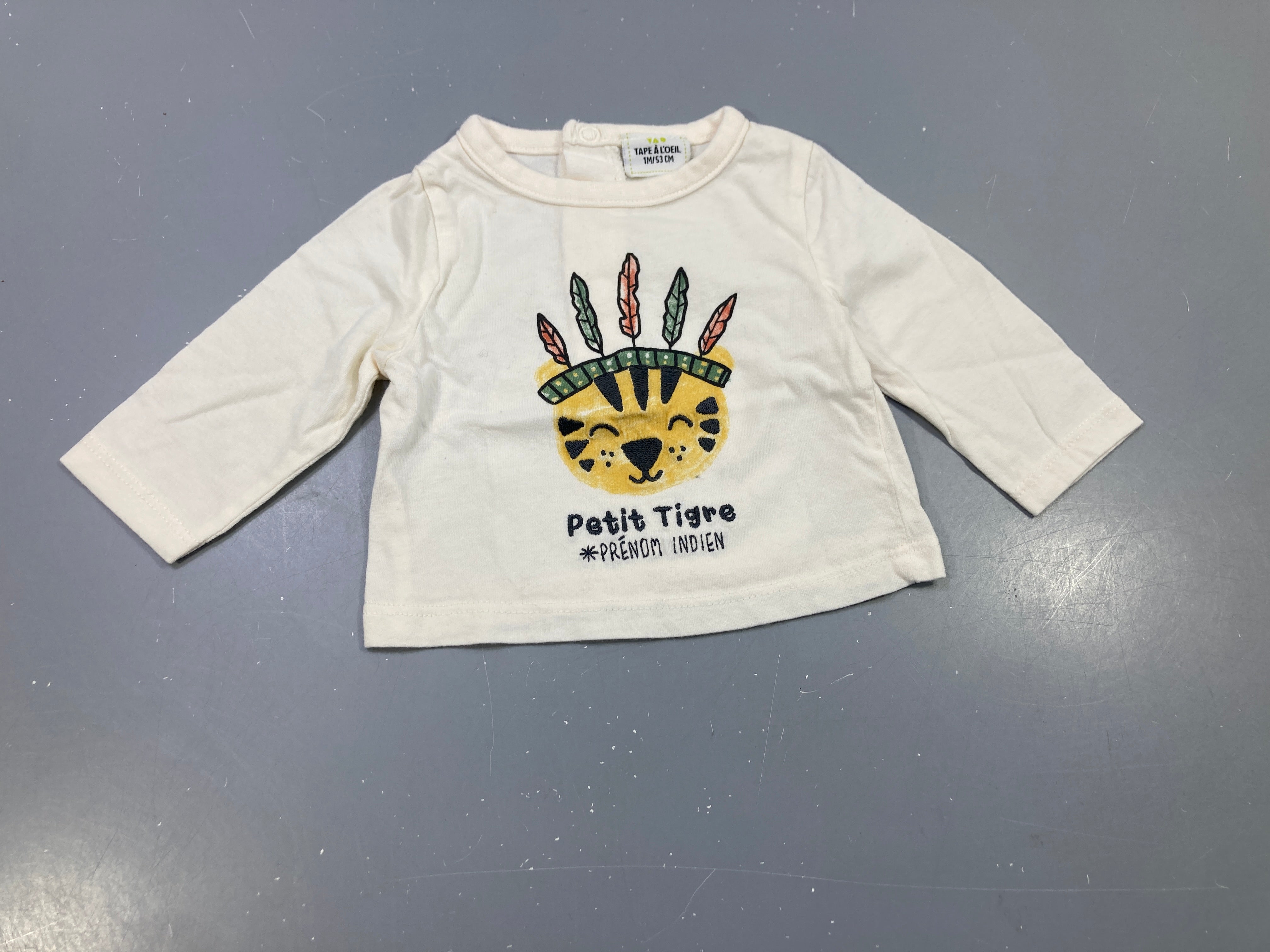 T-shirt m.l écru  