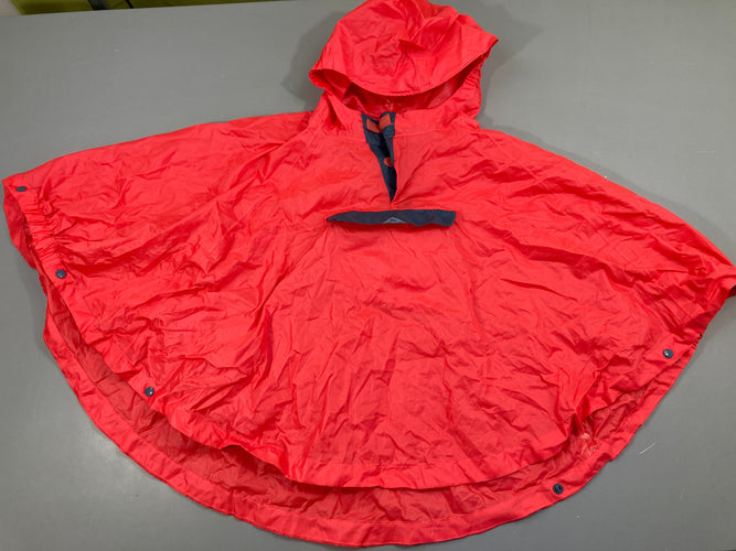 Cape de pluie style k-way rose vif, moins cher chez Petit Kiwi