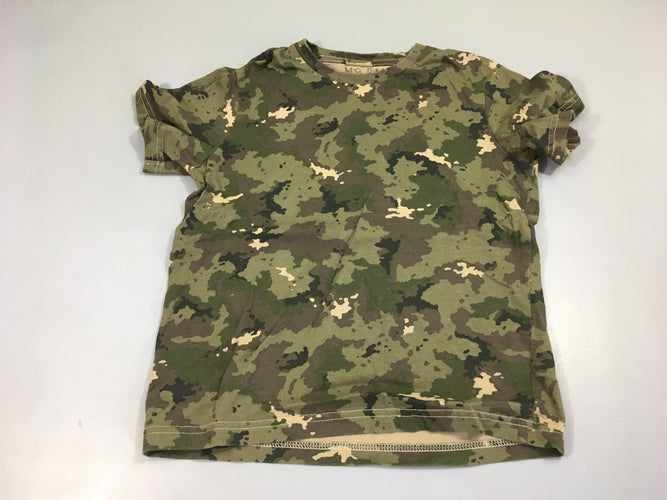 T-shirt m.c kaki camouflage, moins cher chez Petit Kiwi