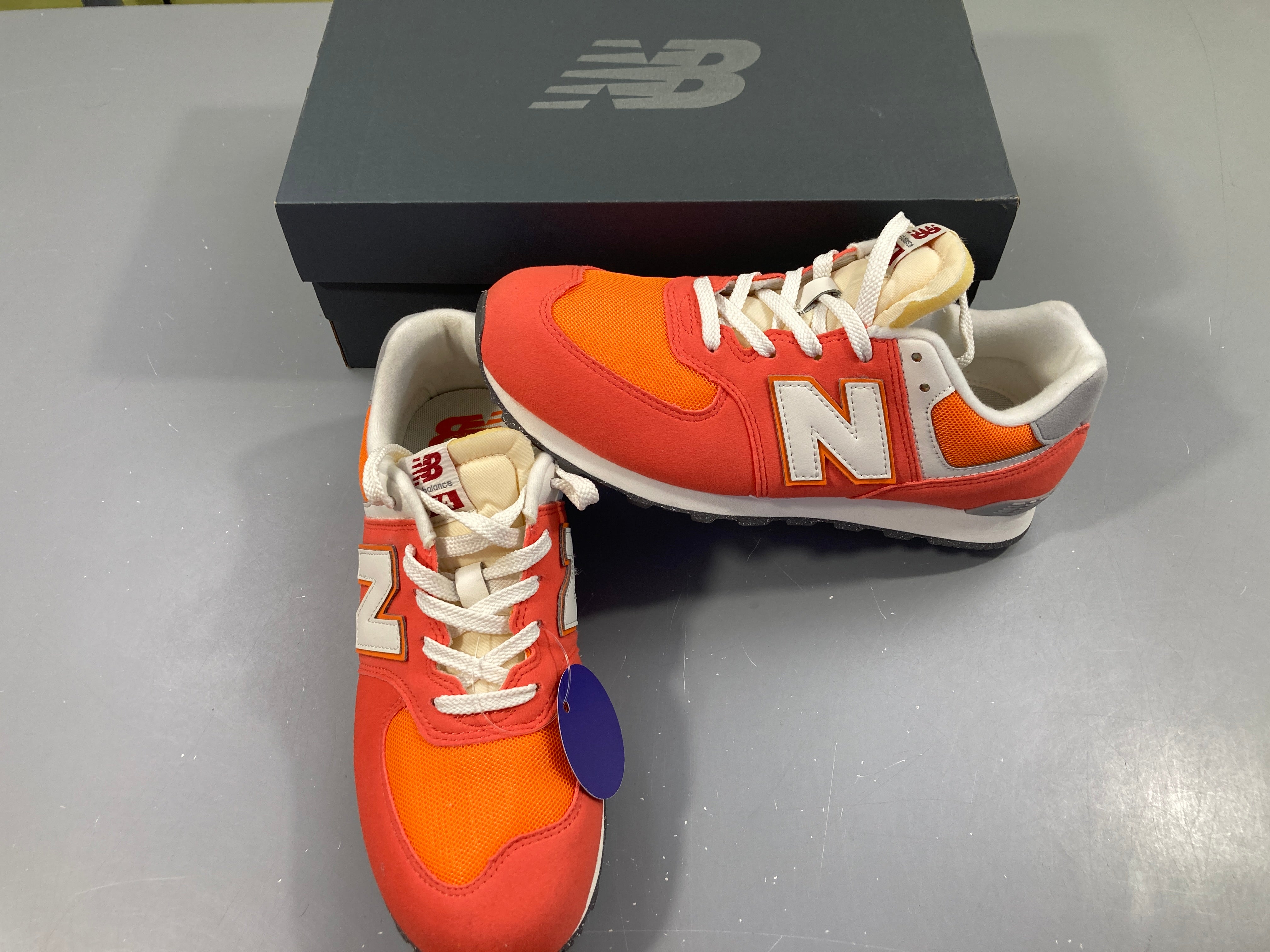 NEUF Baskets suede/mesh rose/orange, New Balance, 39