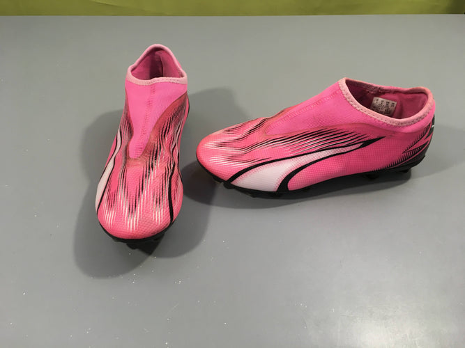 Baskets à enfiler rose crampons, 38, moins cher chez Petit Kiwi