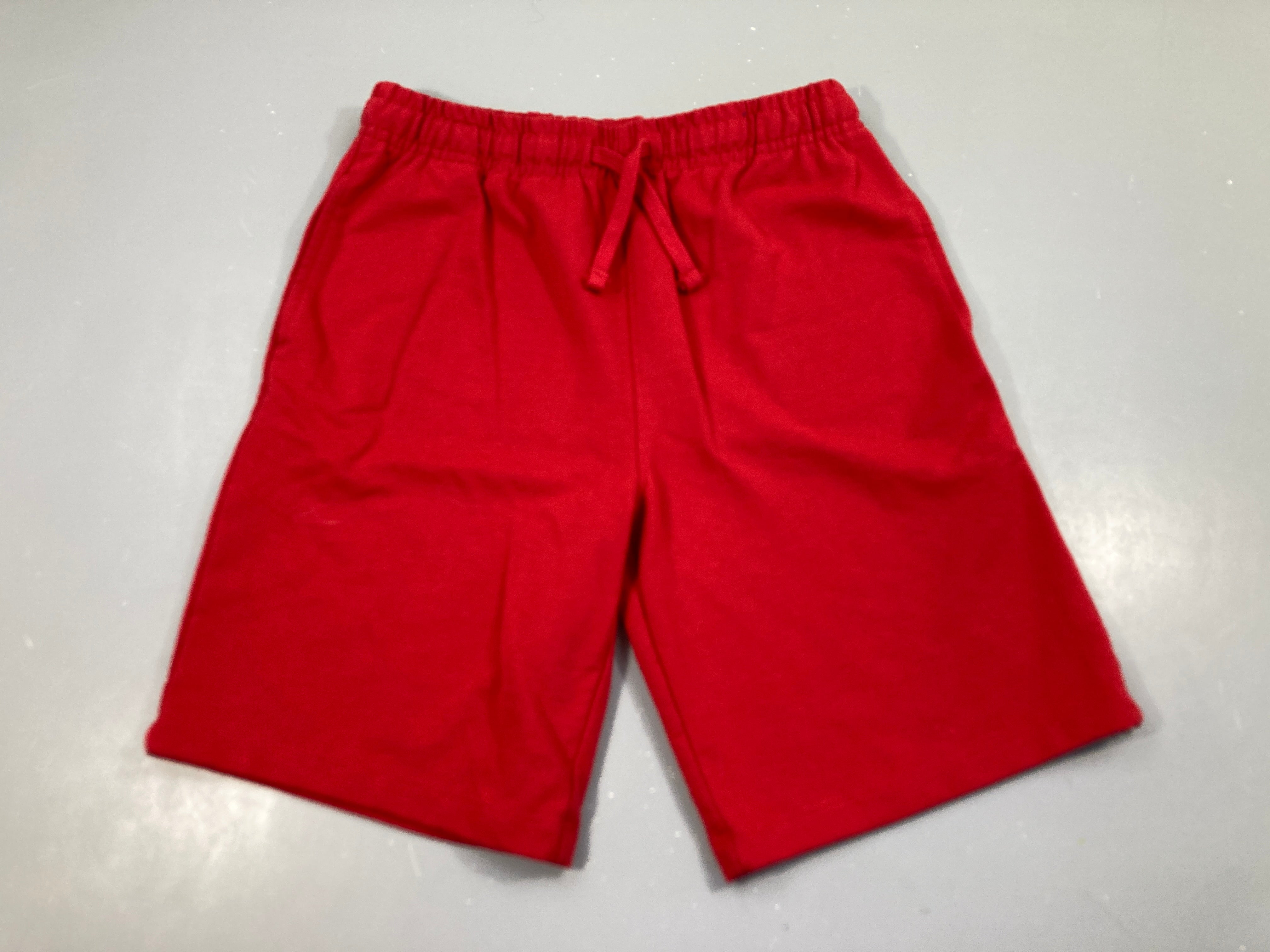 Bermuda molleton rouge