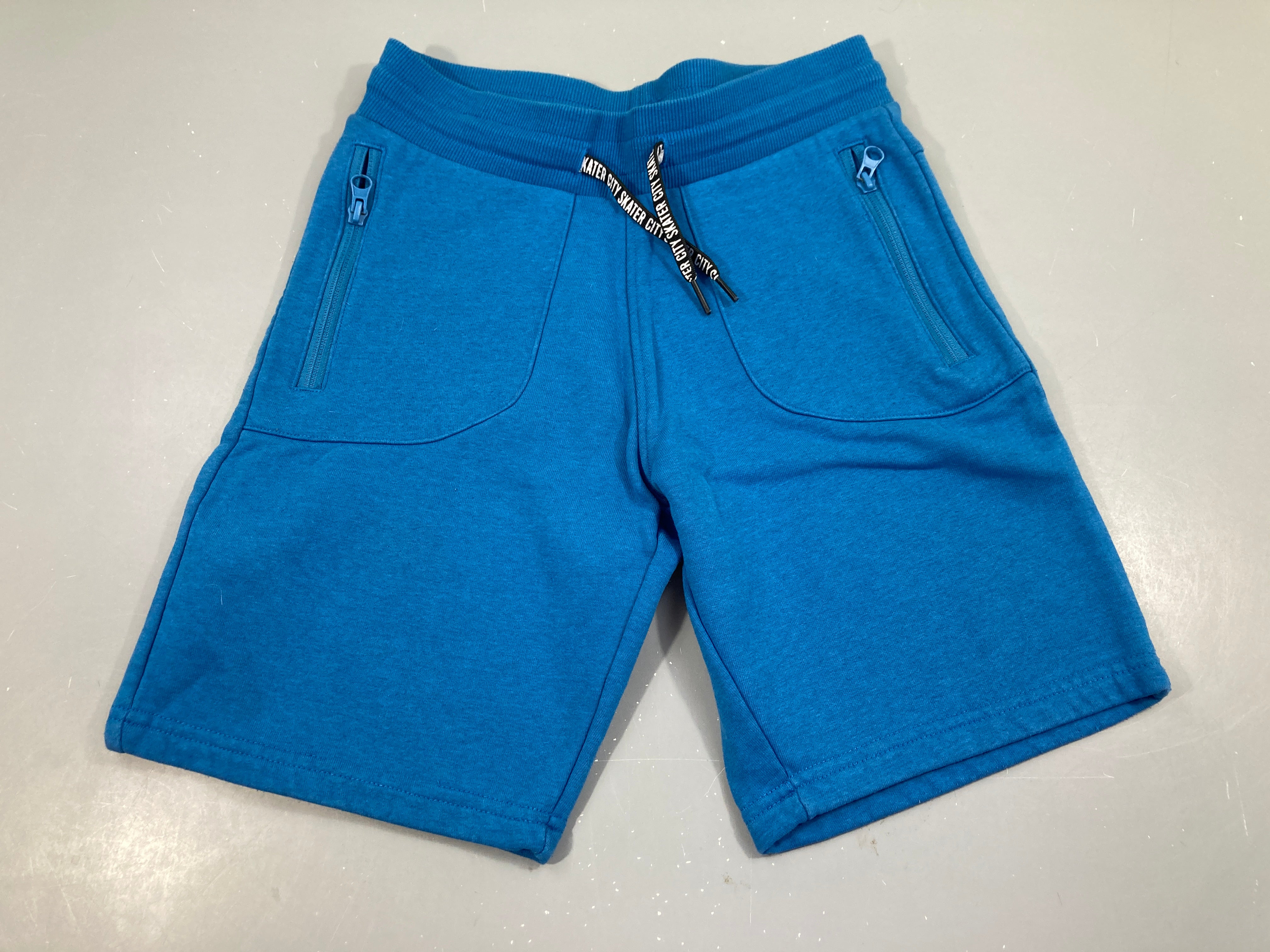 Bermuda molleton bleu