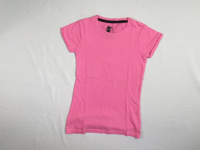 T-shirt m.c à revers rose, moins cher chez Petit Kiwi