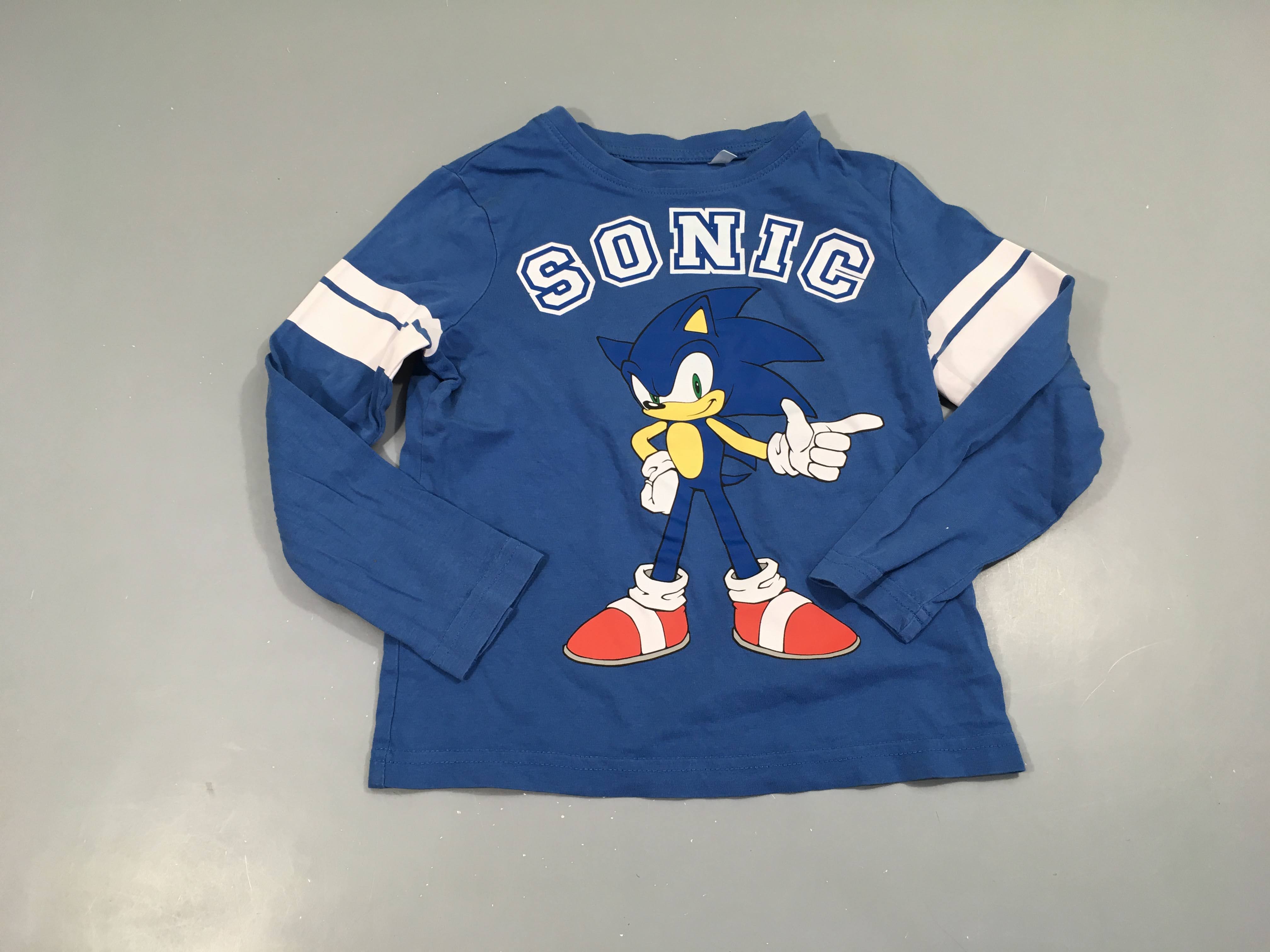 T-shirt m.l bleu Sonic