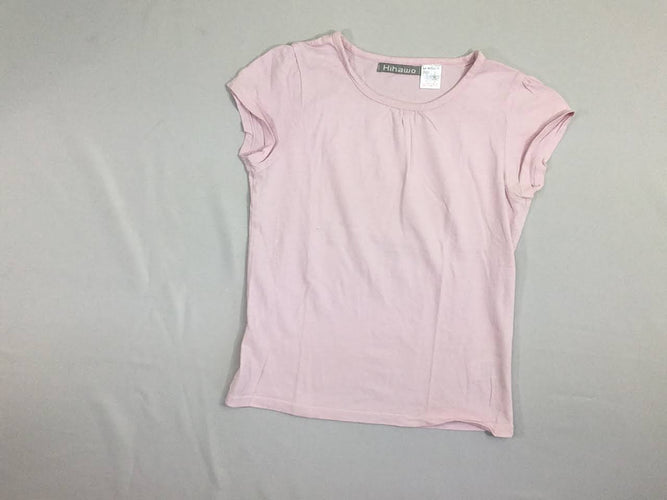 T-shirt m.c rose clair, moins cher chez Petit Kiwi