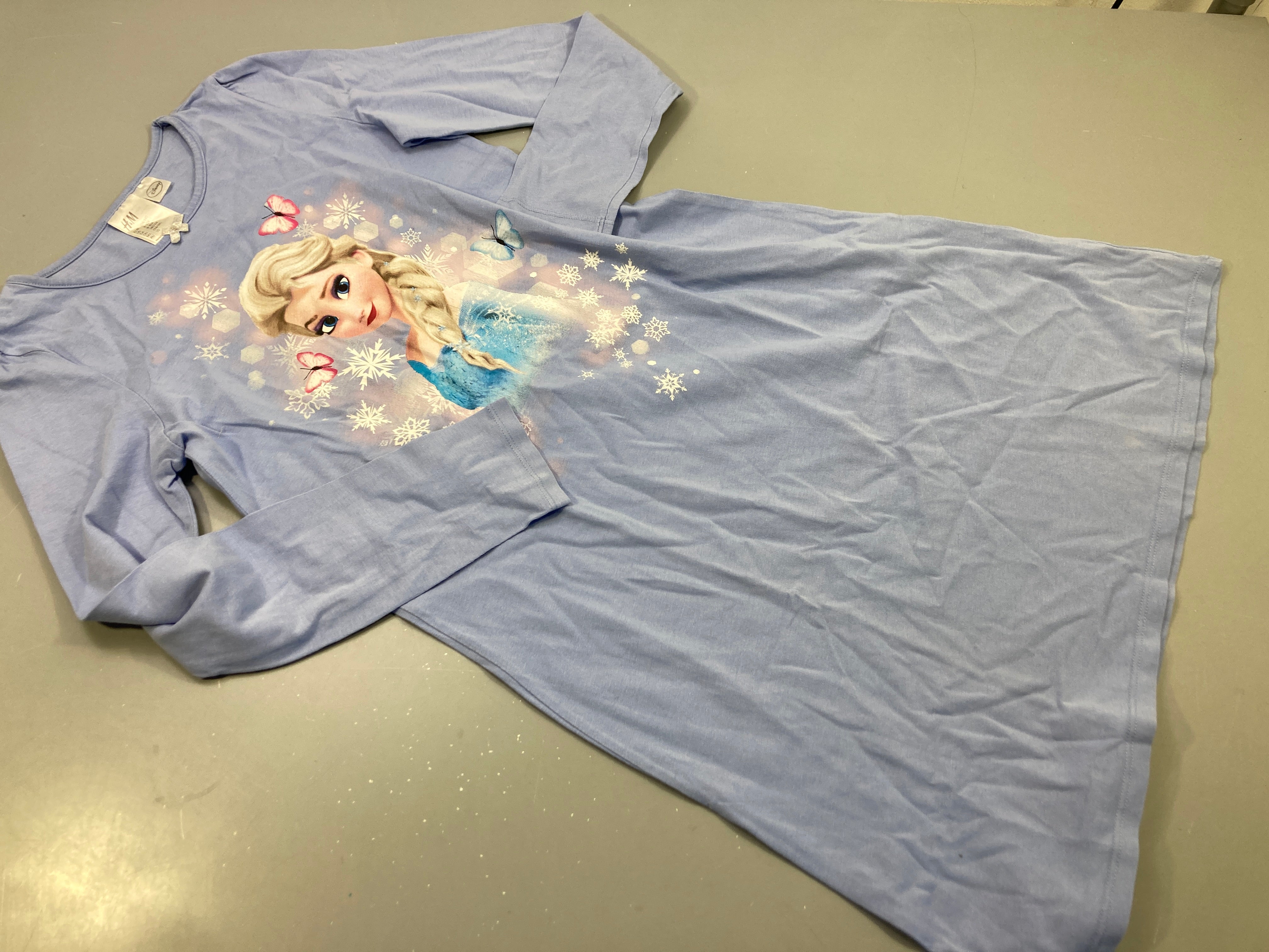 Robe de nuit ml bleu clair, Elsa Reine des  neiges