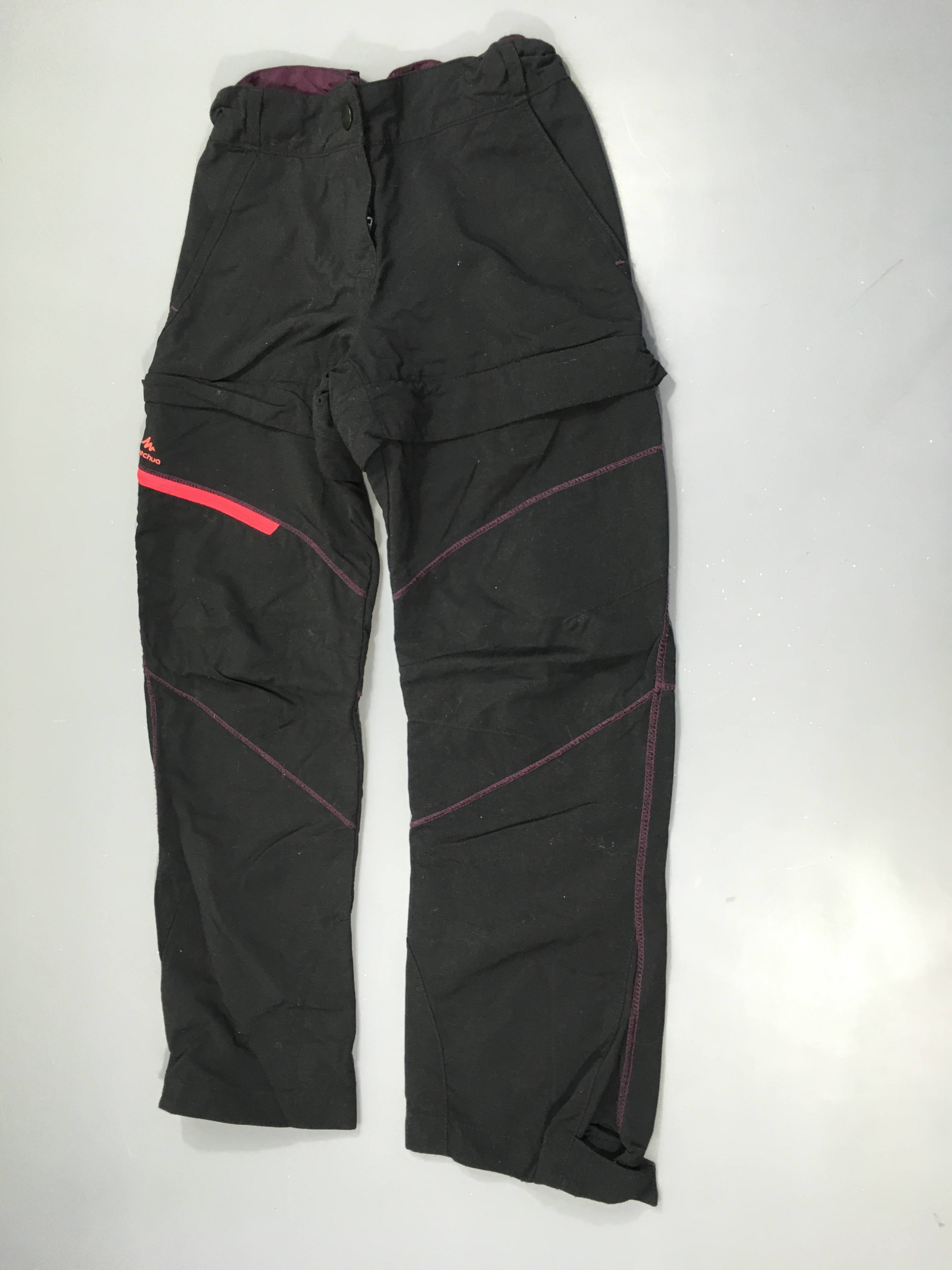 Pantalon de randonnée noir modulable