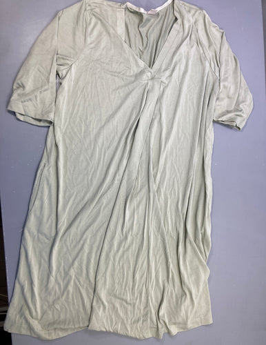 Robe de grossesse  jersey vert d'eau  manches 3/4  Cream, moins cher chez Petit Kiwi