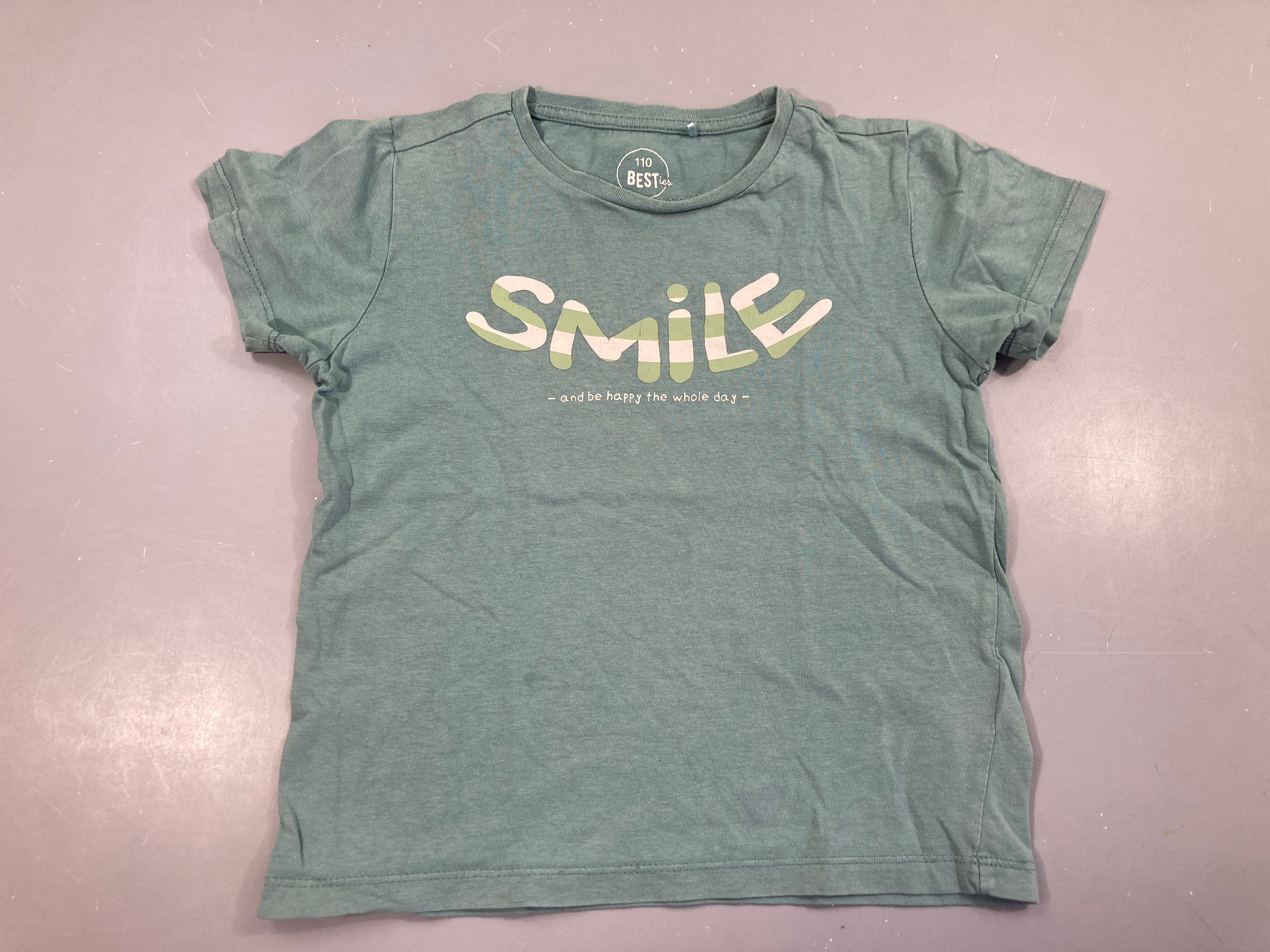 T-shirt m.c vert Smile