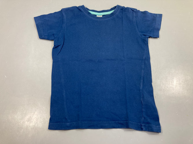 T-shirt m.c bleu foncé, moins cher chez Petit Kiwi