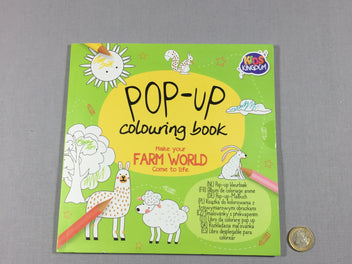 Pop-Up Colouring book - Etat neuf