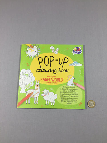 Pop-Up Colouring book - Etat neuf, moins cher chez Petit Kiwi