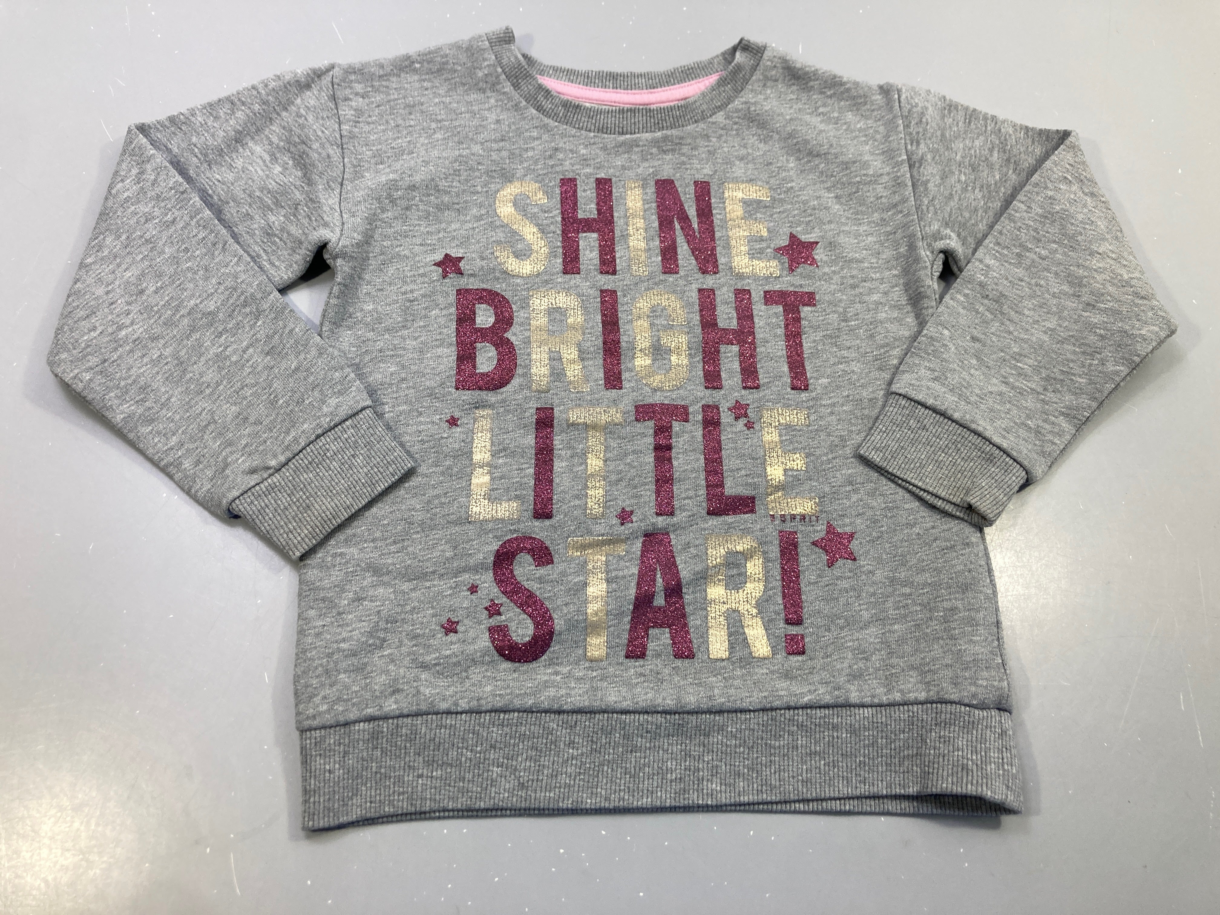 Sweat  gris flammé 