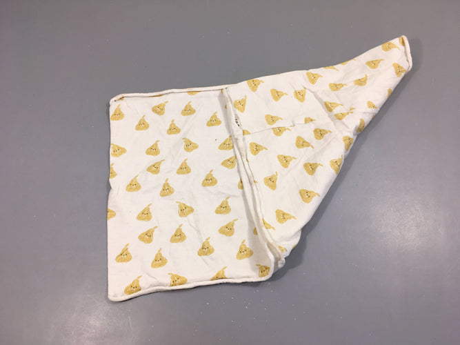 Tour de cou jersey blanc poires, moins cher chez Petit Kiwi