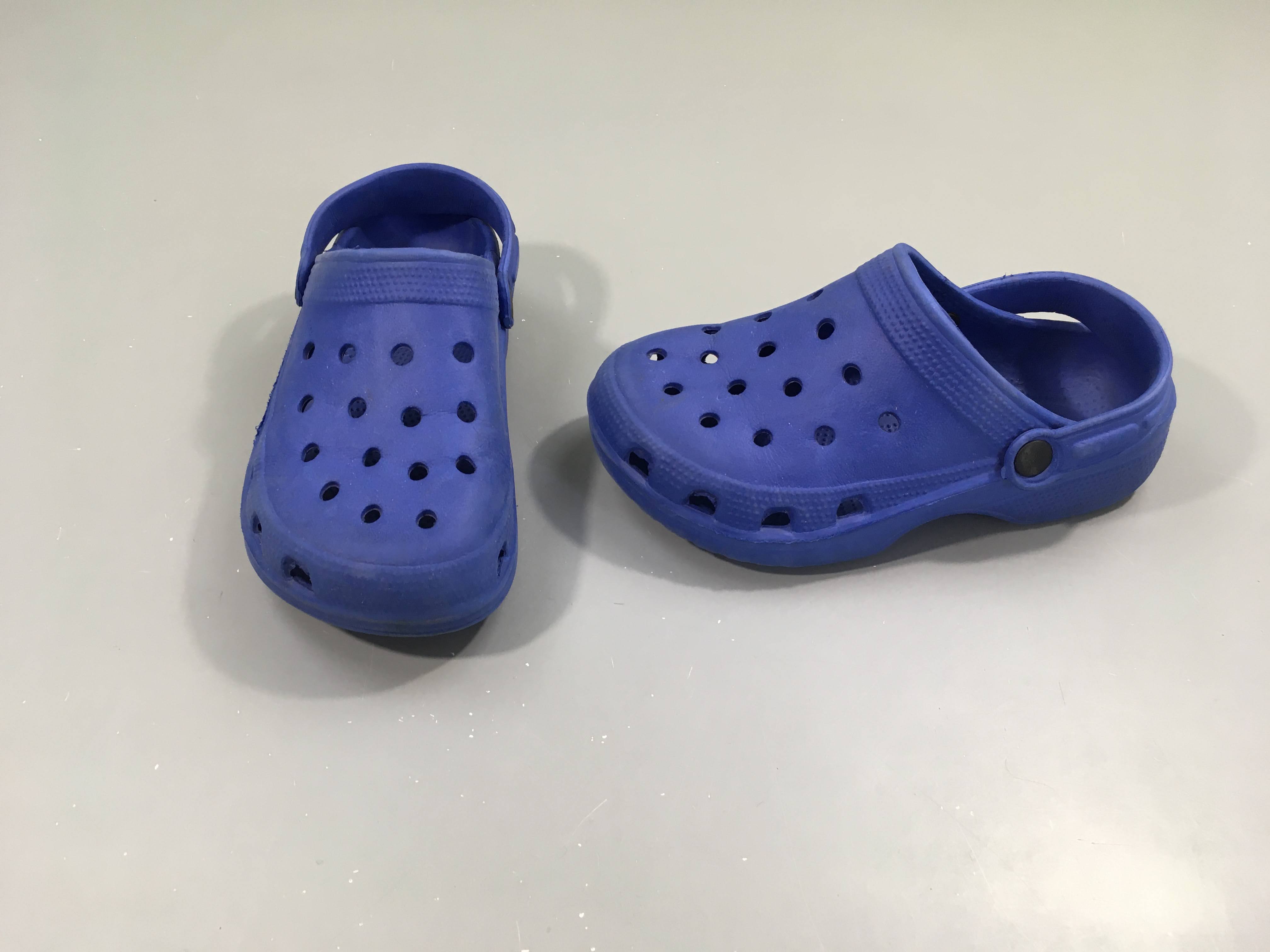 Sabots style crocs bleu, 32