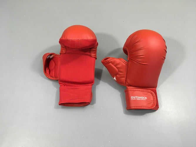 Mintaines de karaté rouge M Outshock, moins cher chez Petit Kiwi