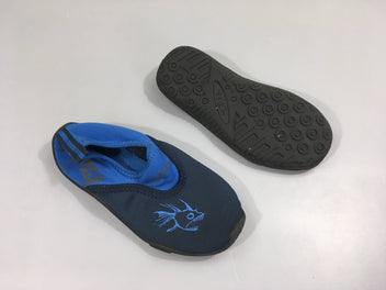 Chaussures d'eau bleu poisson, 30,5