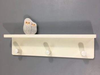 Patère 3 boutons blanc, KLÄDE