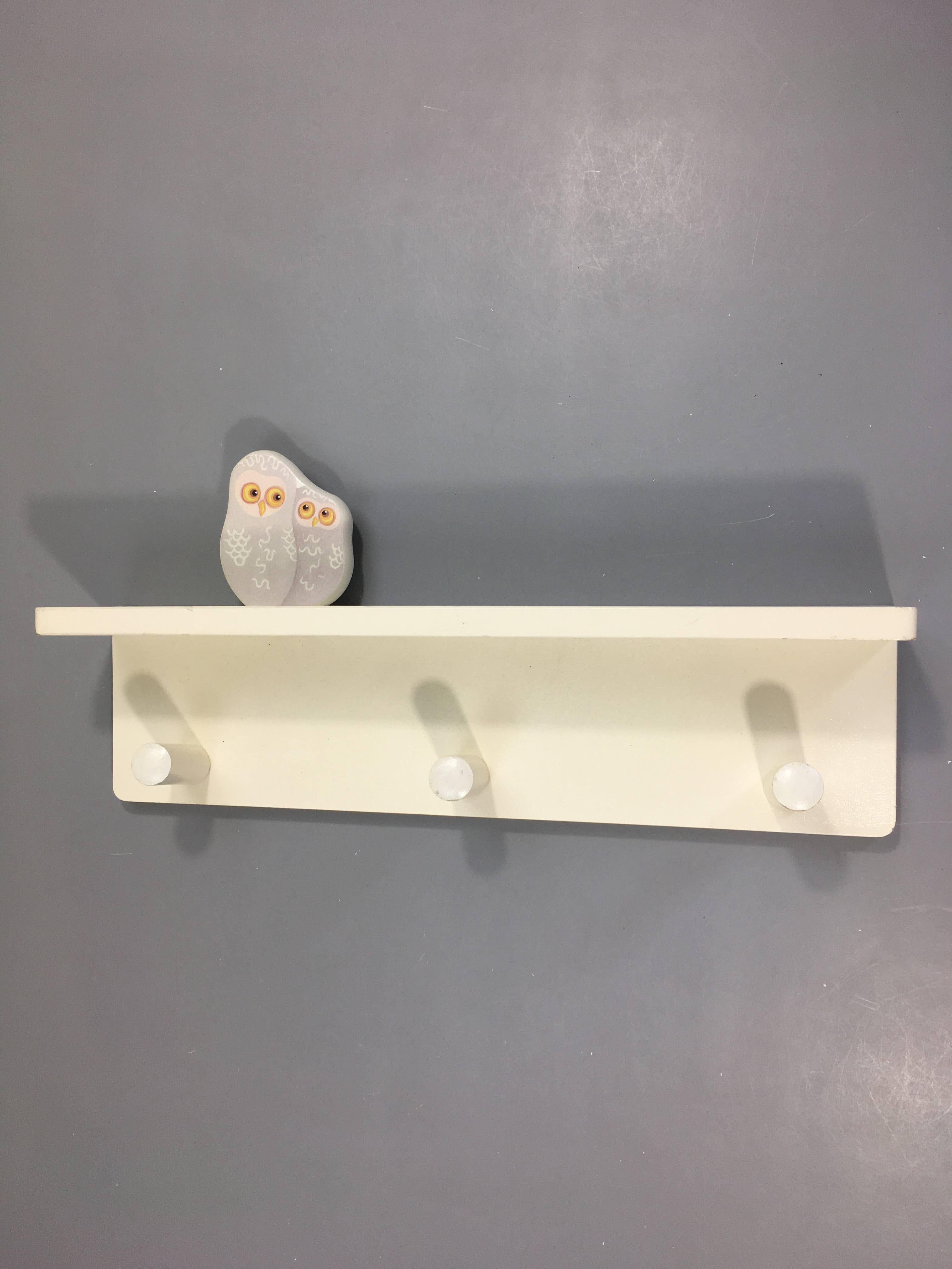 Patère 3 boutons blanc, KLÄDE